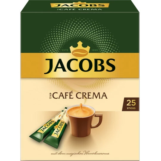 Jacobs Typ Café Crema Sticks 25ST 45G 1 Jacobs Typ Café Crema Sticks 25ST 45G