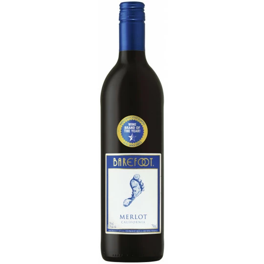 Barefoot Merlot Trocken 0,75L 1 Barefoot Merlot Trocken 0,75L