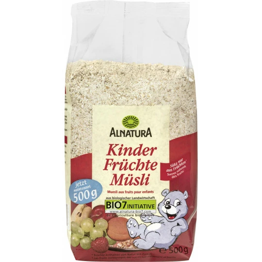 Alnatura Bio Kinder Früchte Müsli 500G 1 Alnatura Bio Kinder Früchte Müsli 500G