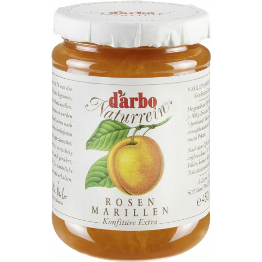 Darbo Konfitüre Extra Rosen-Marillen 450G 1 Darbo Konfitüre Extra Rosen-Marillen 450G