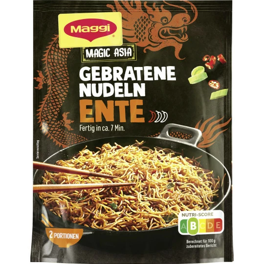 Maggi Magic Asia Gebratene Nudeln Ente 119G 1 Maggi Magic Asia Gebratene Nudeln Ente 119G