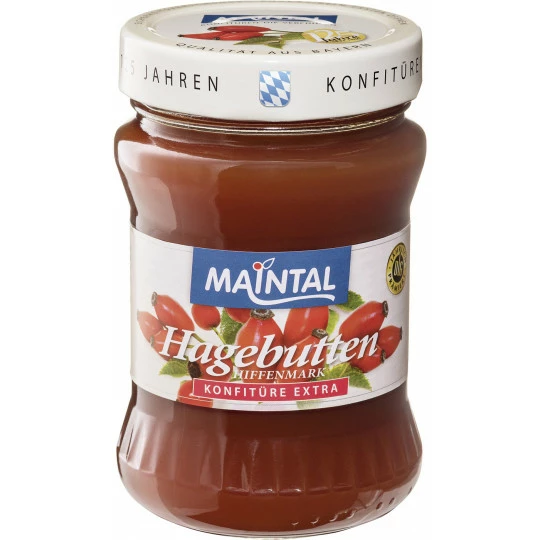 Maintal Hagebutten Konfitüre Extra 340G 1 Maintal Hagebutten Konfitüre Extra 340G