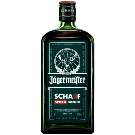 Jägermeister Scharf Spiced Ginger 33% 0,7L 1 Jägermeister Scharf Spiced Ginger 33% 0,7L