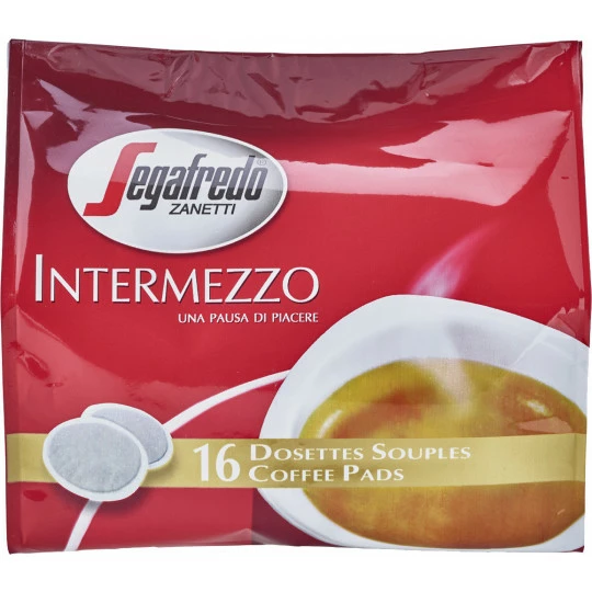 Segafredo Intermezzo Kaffeepads 16ST 111G 1 Segafredo Intermezzo Kaffeepads 16ST 111G
