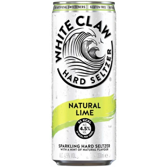 White Claw Hard Seltzer Natural Lime 0,33L 1 White Claw Hard Seltzer Natural Lime 0,33L